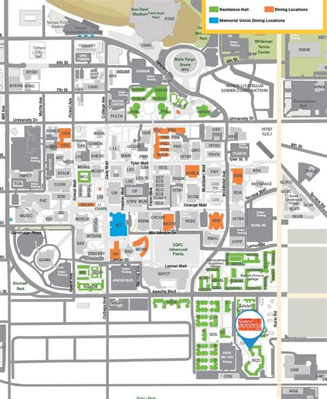 Asu Campus Map