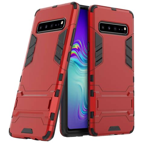 Slim Armour Tough Shockproof Case Samsung Galaxy S10 5g Red