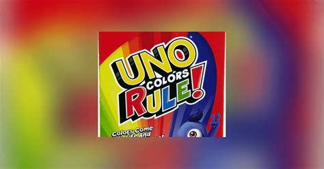 Uno Colors Rule Board Game Boardgamegeek