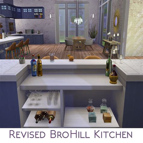 The Sims 4 Revised Brohill Kitchen By Renorasims Kitc
