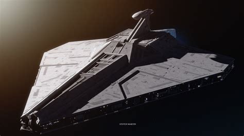 artstation acclamator heavy cruiser transport update render