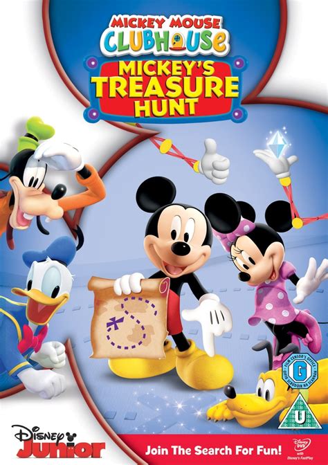 Mickey Mouse Clubhouse Treasure Hunt Dvd Free Shipping Over £20