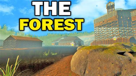 The Forest Building The Ultimate Base The Forest Multiplayer The