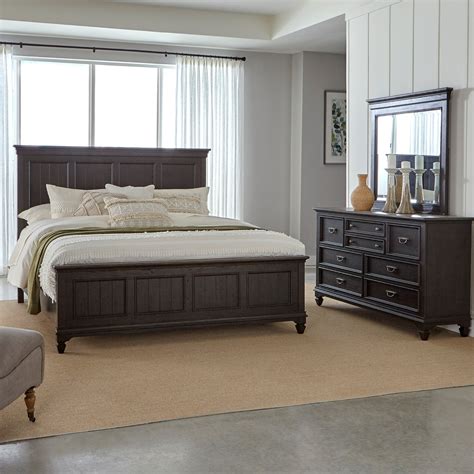 Liberty Furniture Allyson Park 417b Br Kpb Cottage King Panel Bed With