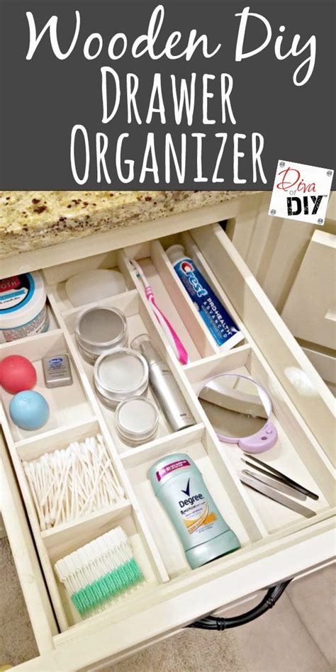 Get Organized With This Diy Custom Wood Drawer Organizer You Can