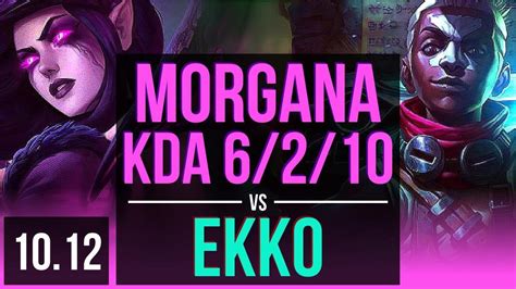 Morgana Vs Ekko Mid M Mastery Points Kda Kr Diamond