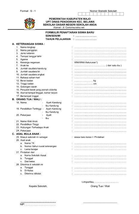 Download formulir pendaftaran calon pengurus pd kmhdi jabar.doc at simpledownload.net. Download Contoh Formulir Pendaftaran Siswa Baru dalam ...