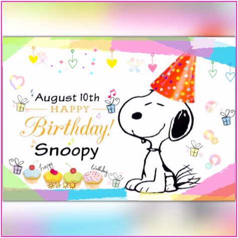 Pin By Princess Jess On The Peanuts Happy Birthday Snoopy Images