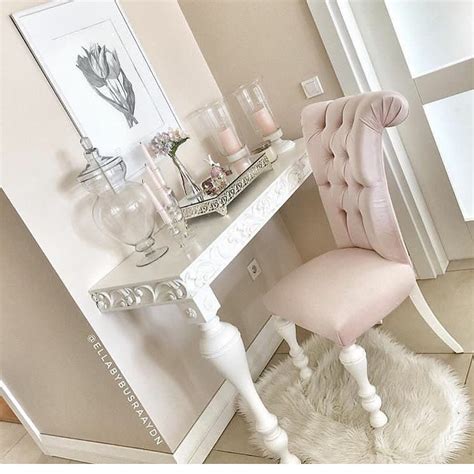 Glam Decor Home Decor Ghost Chair Vanity Mirror Bedroom Storage