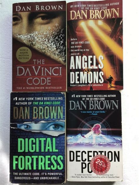 Lot Of 4 Dan Brown Pb Novels Free Shipping Ebay Dan Brown Novels Dan
