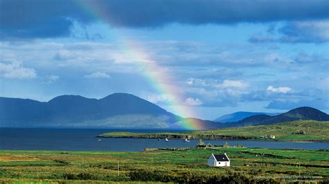 Rainbow Over Ballinskelligs County Kerry Ireland Webshots Free
