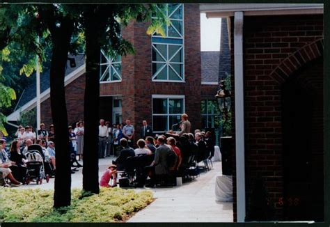 Old Worthington Library Dedication Ceremony Worthington Memory