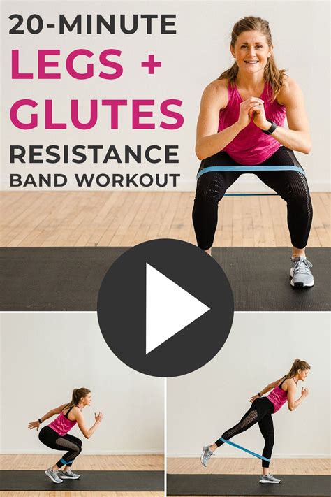 BEST Resistance Band Exercises For Legs Video Nourish Move Love Band Workout Leg