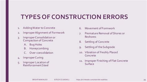 Design And Construction Errors How It Affects Repair And Rehabilitatio