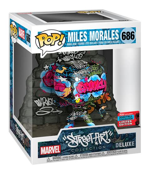 Miles Morales Grafitti Deco Pop Deluxe Figure At Mighty Ape