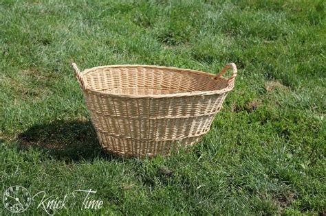 Straw bag made with the help of a box and clear wrap. How to Make a New Basket Look like a French Antique Basket ...