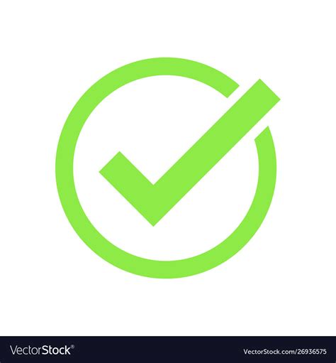Approved Icon Profile Verification Accept Badge Vector Image