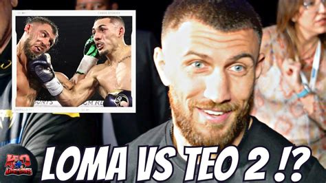 Warning Personal Vasily Lomachenko Talks Teofimo Lopez Rematch At