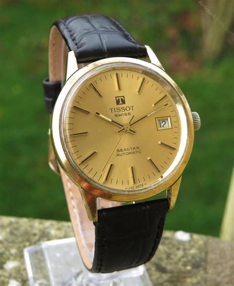 T1012102203100 pr 100 stainless steel and gold watch. Antiques Atlas - Gents Tissot Seastar Automatic Wrist Watch, 1974