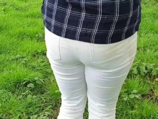 White Jeans Peeing Compilation How Stained Can I Make Them Porn Videos