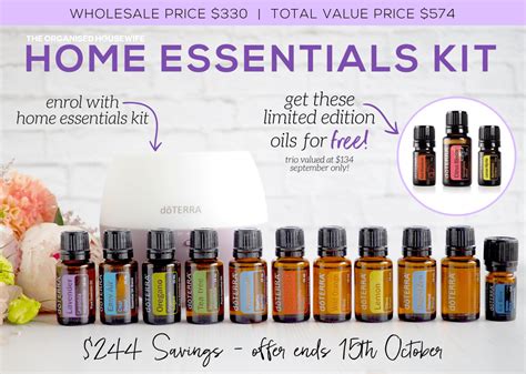 Current Doterra Australia Promotions The Organised Housewife
