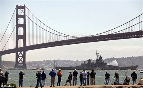 Uss Iowa On Its Way To South California Where It Will Be Transformed