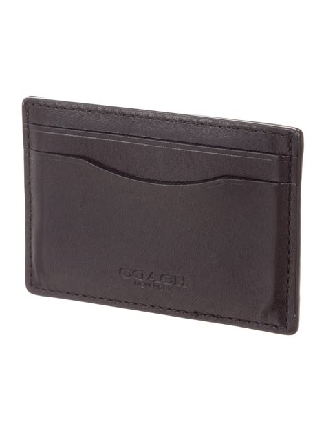 Shop men's card cases & card holders at coach. Coach Leather Card Holder - Accessories - CCH21644 | The RealReal
