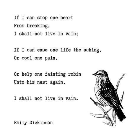 I Shall Not Live In Vain Emily Dickinson Poem Ancient Wisdom Quotes