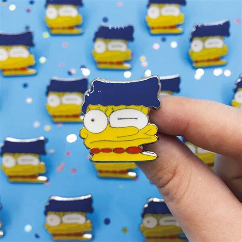 Marge Simpson Pin Etsy