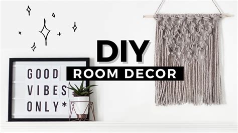 We have all the tips you need to get started crafting. DIY Room Decor Tumblr Inspired! Affordable & Minimal! - YouTube