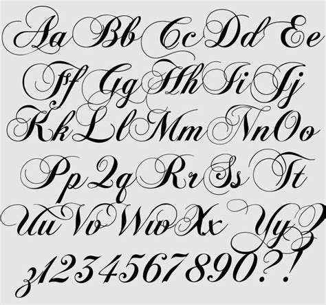 Pin By Raven Alister On Art Tattoo Fonts Alphabet Cursive