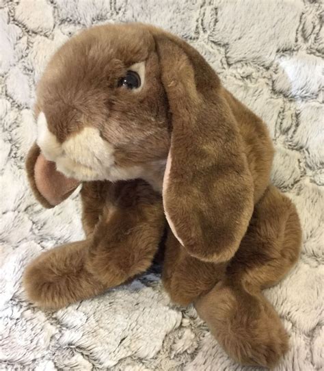 Animal Alley Bunny Rabbit Realistic Floppy Ears Plush Stuffed Toy Bean