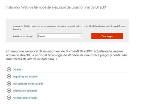 Directx En Windows Qué Son Y Cómo Instalar O Actualizar