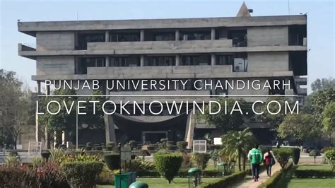 Panjab University Chandigarh Punjab Youtube