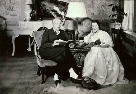 Alfred Lunt And Lynn Fontanne Read In The Drawing Room At Flickr