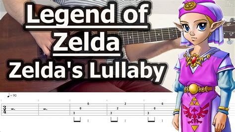 The Legend Of Zelda Zeldas Lullaby Fingerstyle Guitar Tabs
