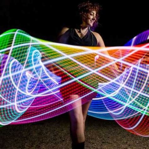 Futurehoop Shuffle A Fully Lite Up Hula Hoop For Raves Dance Parties