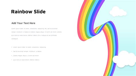 Amazing Rainbow Template For Powerpoint With Business Slides Slidemodel