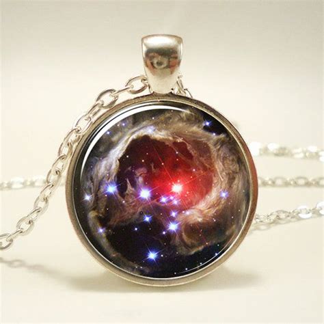 Galaxy Necklace Nebula Jewelry Stars And Universe Hipster Space