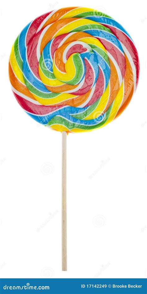Rainbow Lolly Pop Stock Image Image Of Candy Treat 17142249