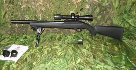 Tactical Ruger 1022 With Heavy Thr For Sale At