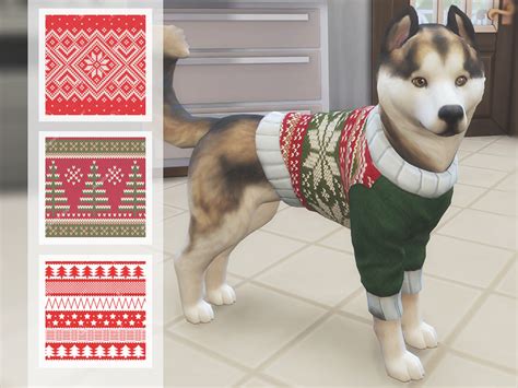 Sims 4 Cat And Dogs Sweater Recolor Polemood