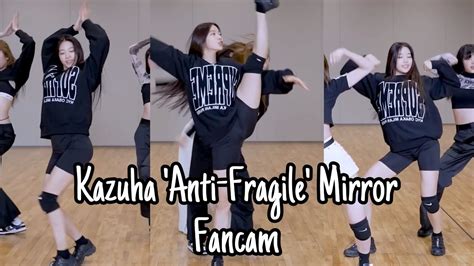 Kazuha Antifragile Practice Video Mirrored Fancam Le Sserafim Youtube
