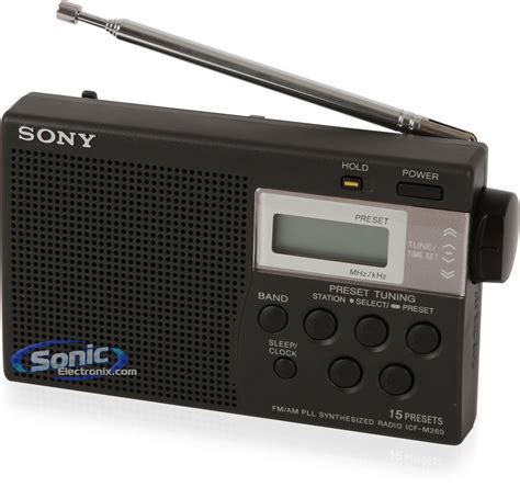 Buy Sony Icf M260 Amfm Pll Synthesized Clock Radio With Digital Tuning