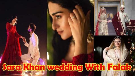 Actress Sara Khan Wedding With Singer Falak Shabir