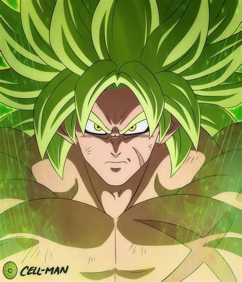 Broly Super Saiyajin Full Power Controlled By Cell Man On