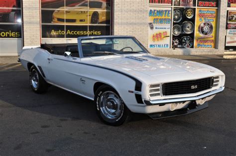 Chevrolet Camaro Convertible 1969 White For Sale 124679n517326 1969