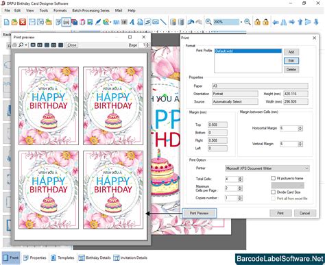 Birthday Card Maker Software Screenshots How To Design Birthday Cards