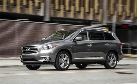 Cruise controls on steering wheel: 2015 Infiniti QX60 AWD Quick Take | Review | Car and Driver