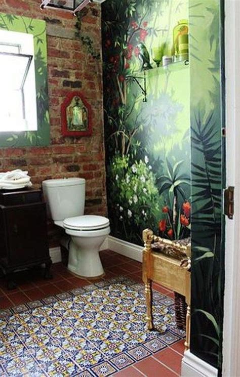 Trending 2018 Jungle Bathroom Design Ideas 24 Jungle Bathroom